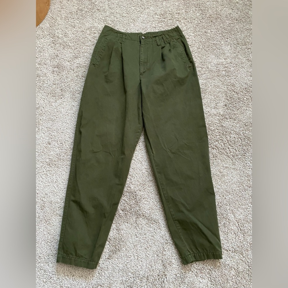 Women's vintage Olive Green Pants